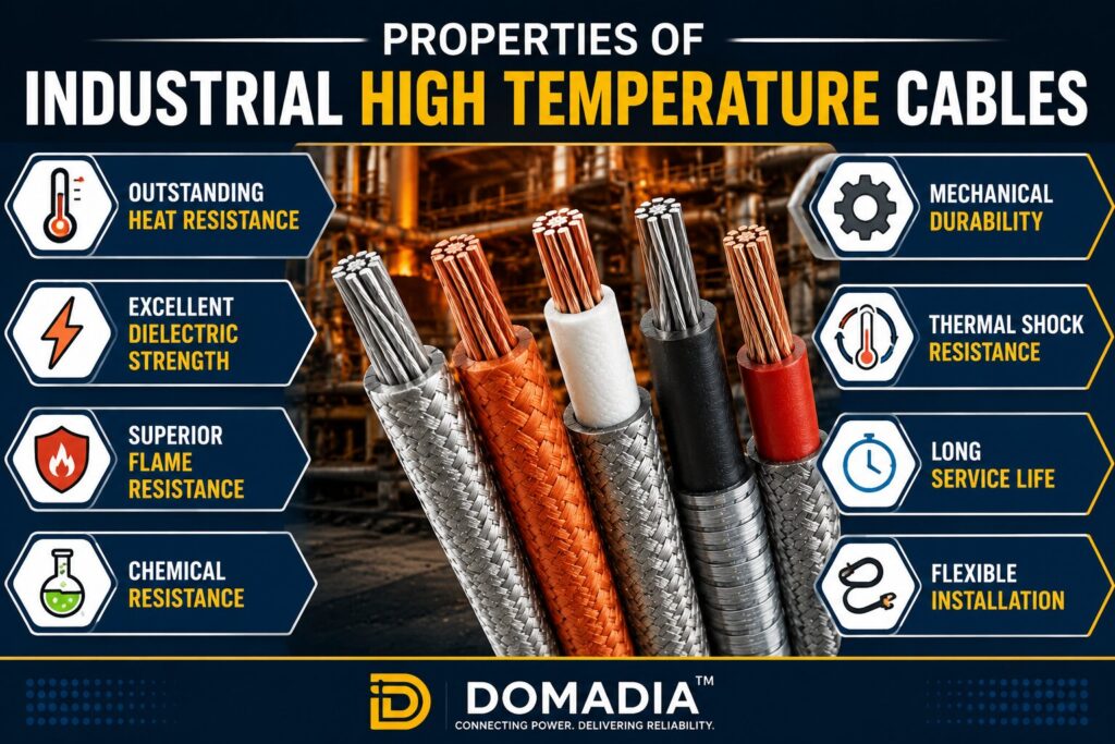 Industrial High Temperature Cables: Are They the Right Choice for Your Equipment? 3 Properties of high temperature cables