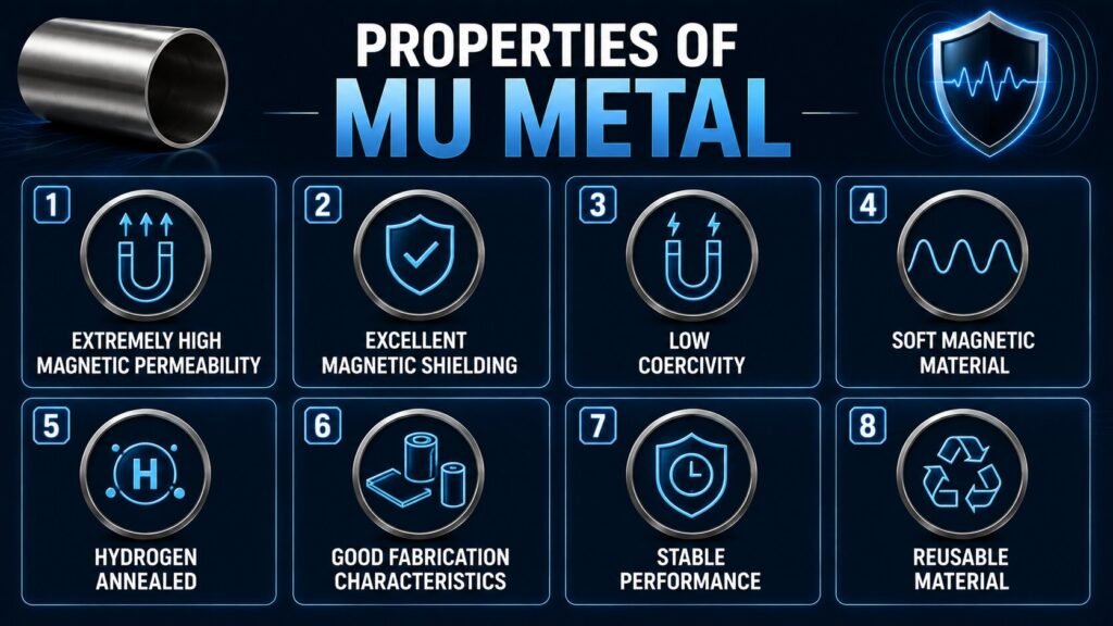 Mu Metal EMI Shielding: 9 Powerful Ways to Use UNS N14080 for Home Electronics 4 Properties of mu metal