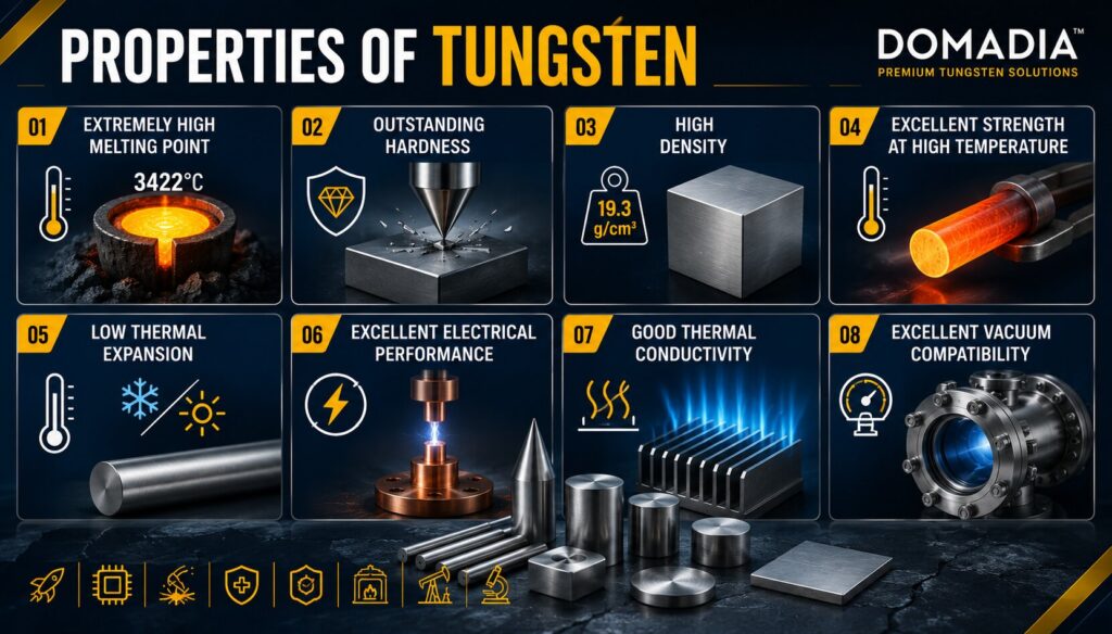 Right Tungsten Project: 9 Powerful Factors to Ensure Maximum Performance 4 Properties of tungsten