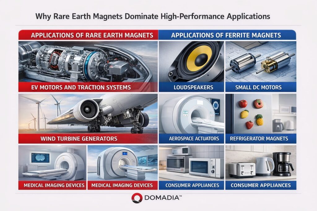 Rare Earth Magnets vs Ferrite Magnets (UNS R30035): Which One Truly Performs Better? 2 Rare Earth Magnets