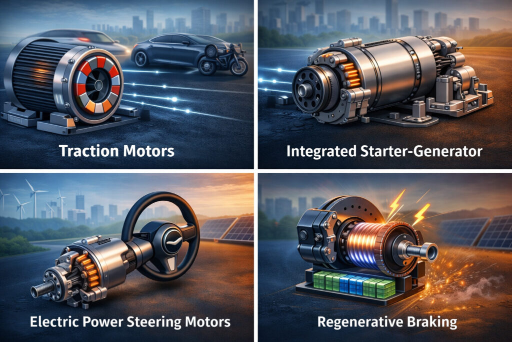 Rare Earth Magnets in EV Motors: How Compact Power Is Redefining Efficiency | DOMADIA™ 2 Rare Earth Magnets EV