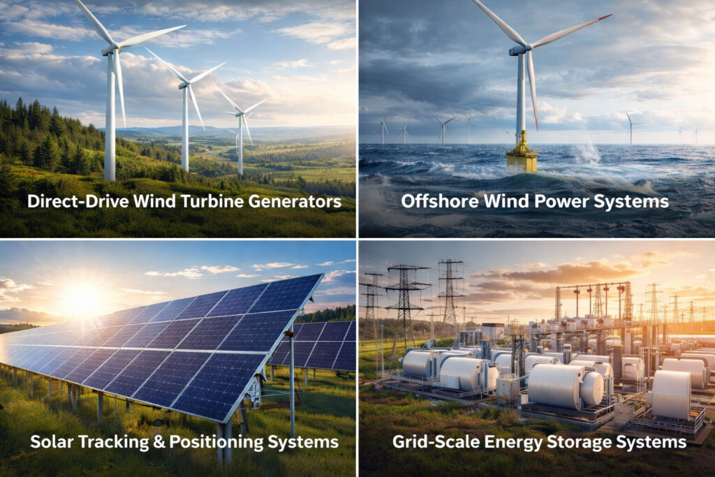 Rare Earth Magnets in Renewable Energy: 7 Powerful Reasons They Stabilize Wind, Solar & Power Grids | DOMADIA™ 2 Rare Earth Magnets Renewable Energy