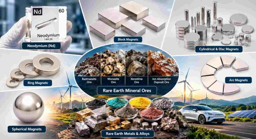 Rare Earths and Green Energy: 9 Powerful Connections | UNS N10001 5 Rare Earth Materials and Magnets