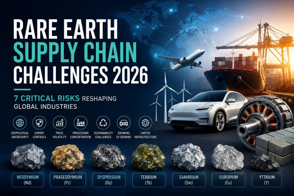 Rare Earth Supply Chain Challenges 2026: 7 Critical Risks Reshaping Global Industries 2 Rare Earth Supply Chain
