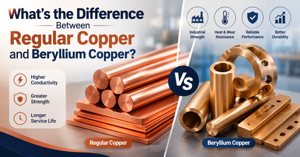 Regular Copper vs Beryllium Copper: 9 Powerful Differences Every Engineer Should Know 2 Regular Copper vs Beryllium Copper