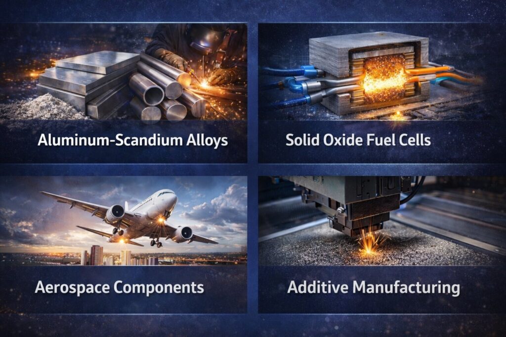 Scandium Oxide Market Boom – Why Global Industries Are Racing for Supply 3 Scandium oxide applications in industry