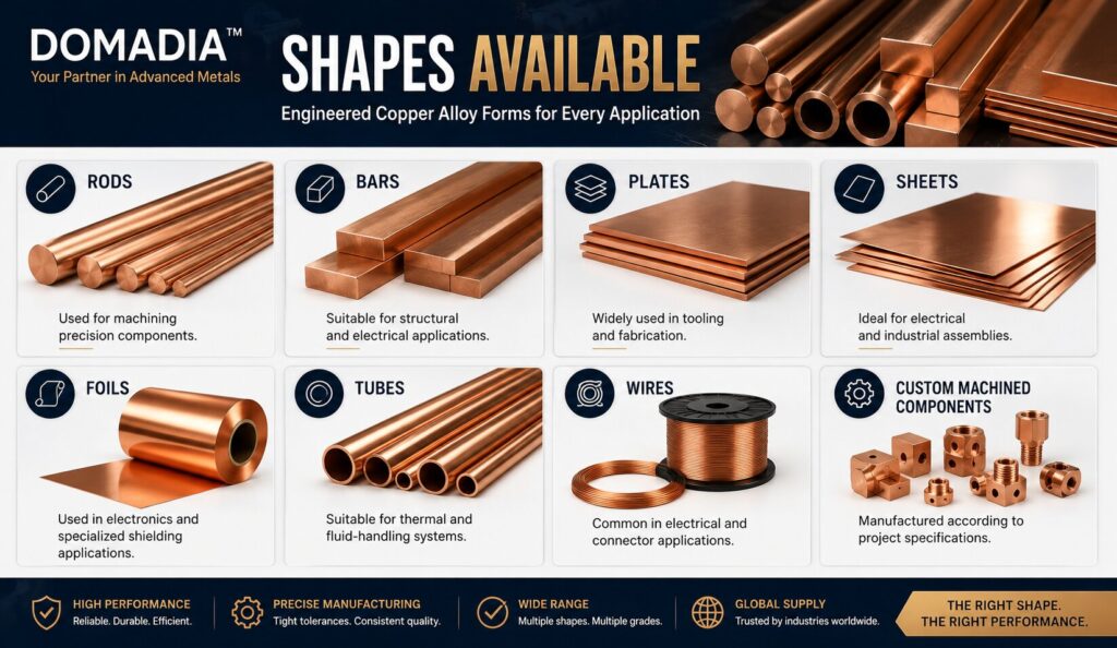 Copper Alloy Selection Guide for Engineers: 7 Proven Factors Using UNS C17200 and Beyond 4 Shapes available for advanced metals