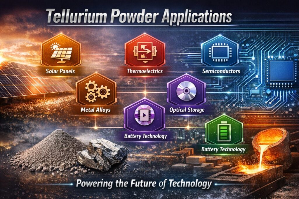 Tellurium Powder Applications: Why This Material Is Quietly Powering the Future 3 Tellurium powder applications