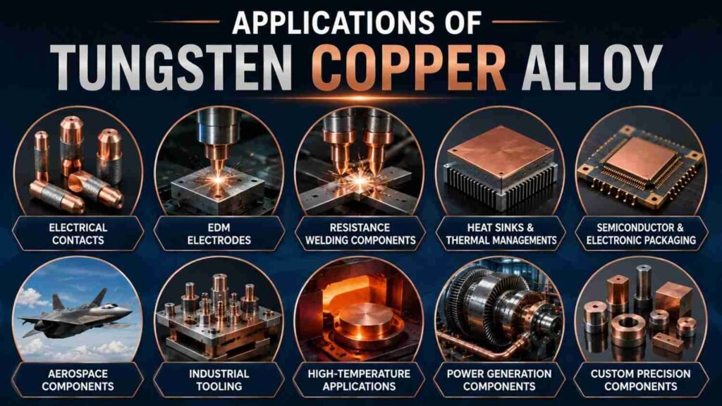 Tungsten Copper Alloy: 9 Powerful Benefits for Demanding Applications 4 Tungsten Copper Alloy Applications