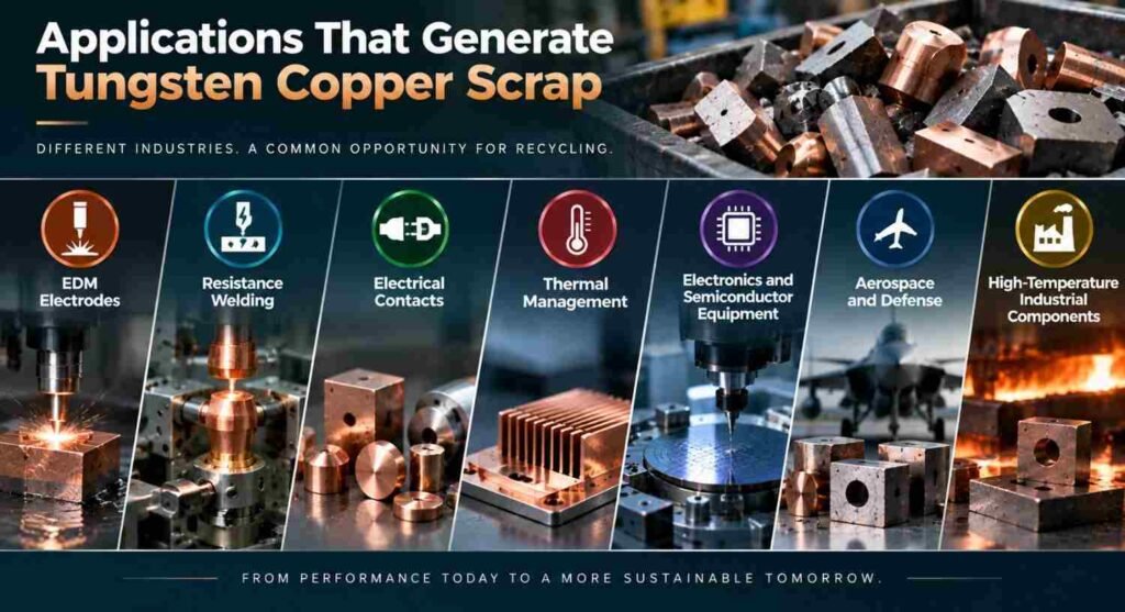 Can You Recycle Tungsten Copper Scrap? 9 Powerful Benefits of Scrap Recovery 5 Tungsten Copper Scrap Applications