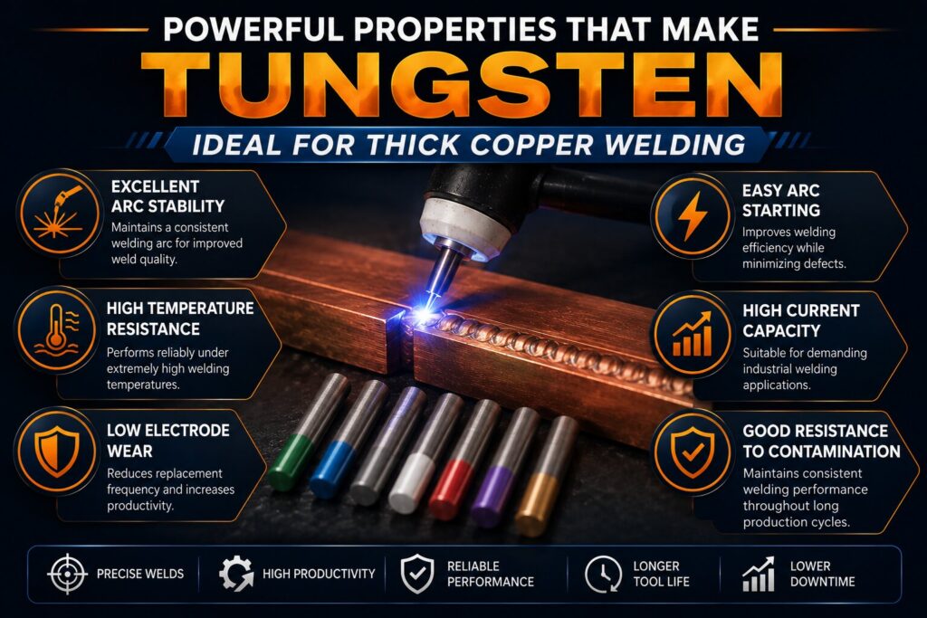 Best Tungsten Types for Welding Thick Copper: 7 Powerful Choices for Superior Performance 3 Tungsten welding properties for efficiency