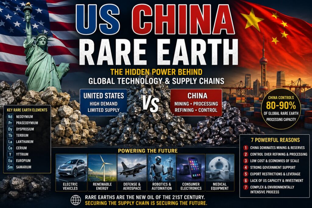 US China Rare Earth: 7 Powerful Reasons Behind America's Supply Chain Dependence 2 US China Rare Earth