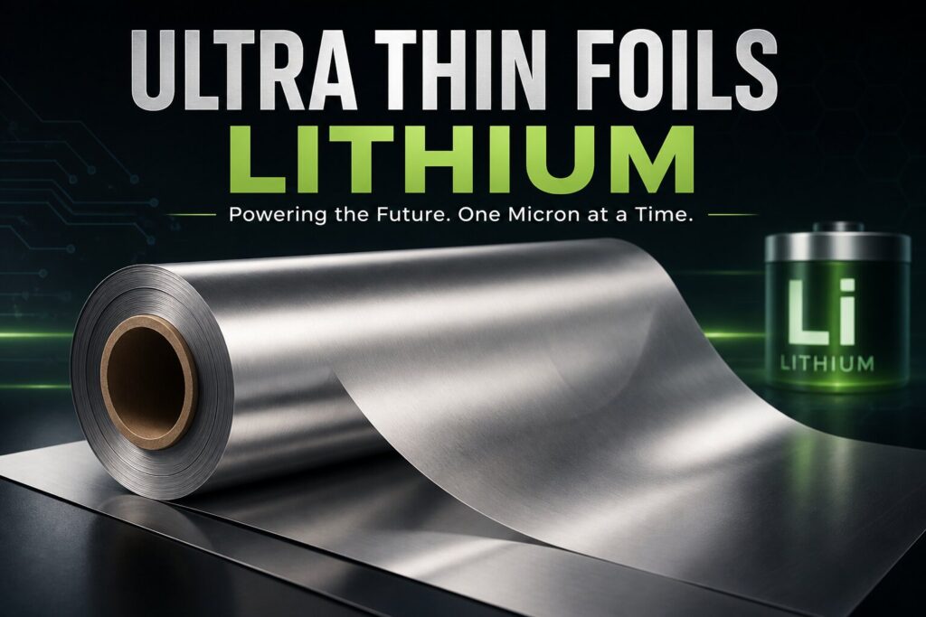 Ultra-Thin Foils Lithium – 7 Powerful Advantages in Lithium-Ion Batteries 2 Ultra Thin Foils Lithium