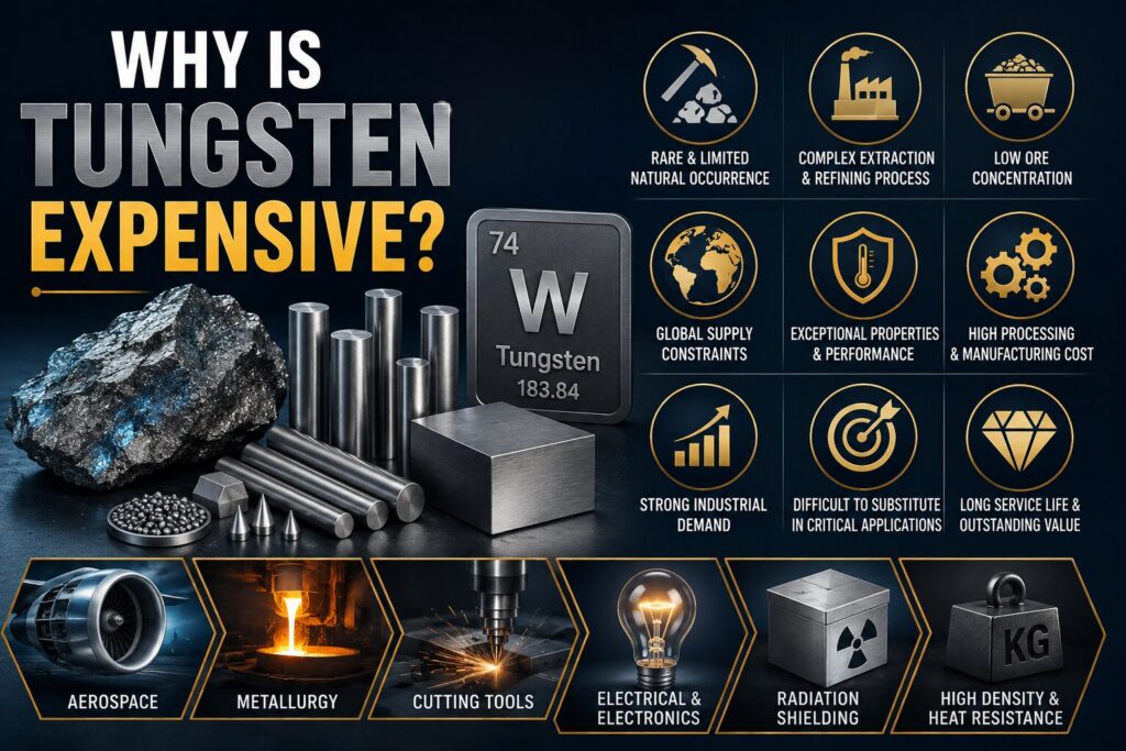 Why Tungsten Expensive? 9 Powerful Reasons That Make It Worth Every Rupee 2 Why Tungsten Expensive