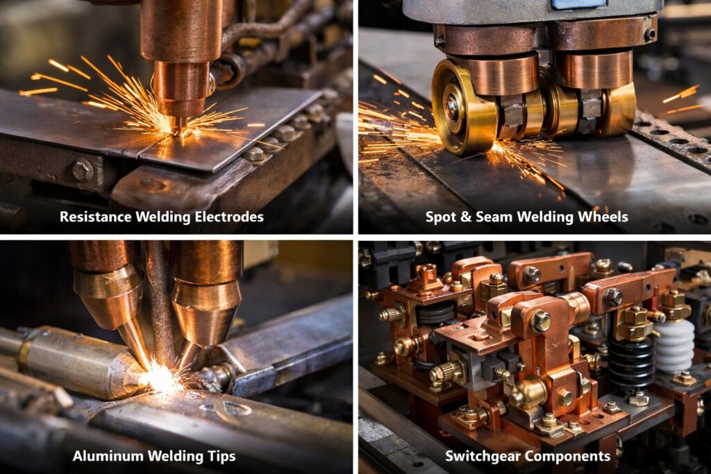 Zirconium Copper vs Chromium Copper: 7 Powerful Truths About Longer Performance | DOMADIA™ 3 Zirconium Copper in industrial applications