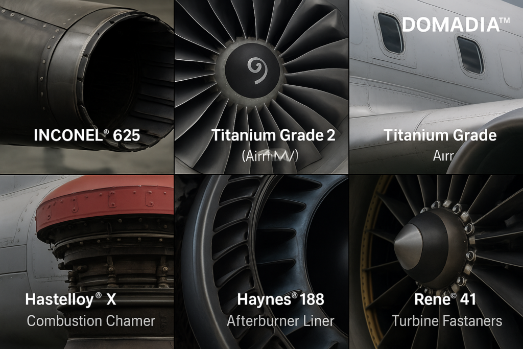 Top 7 Alloys Every Aerospace Engineer Should Know in 2025 | DOMADIA™ 2 Aerospace Alloys in Action 1