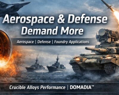 High Performance Crucible Alloys Power Aerospace, Defense & Foundry Excellence 4 High Performance Crucible Alloys Power Aerospace, Defense & Foundry Excellence