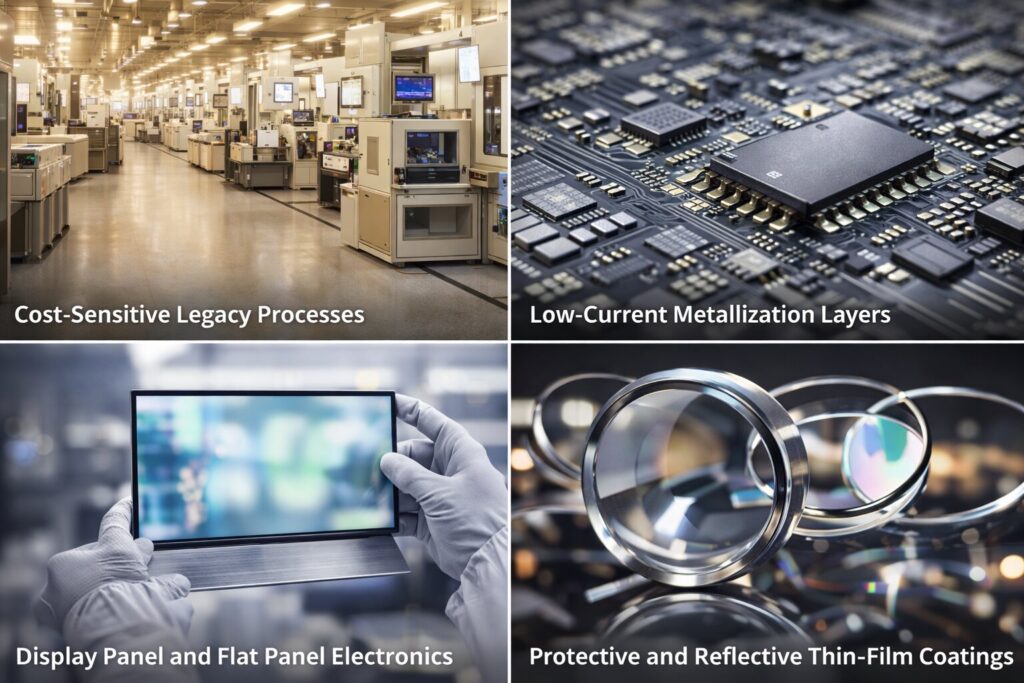Copper vs Aluminum Sputtering Targets (UNS C11000 vs UNS A91100): The Smart Choice That Improves Yield and Conductivity | DOMADIA™ 3 Applications of aluminum in technology