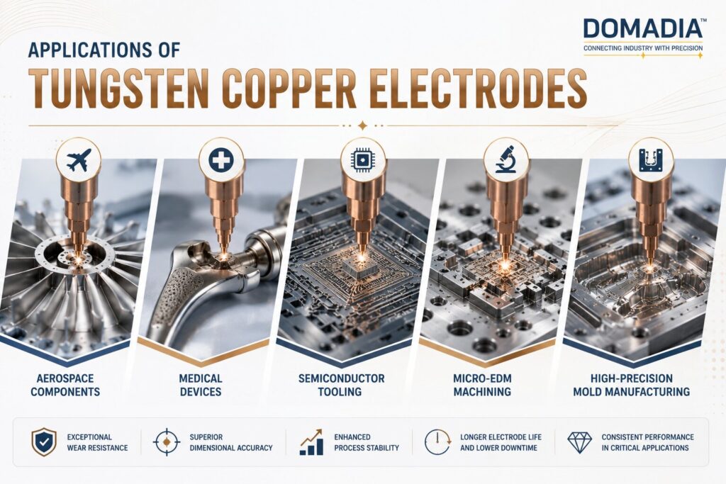 EDM Electrode Materials Comparison: 7 Powerful Differences That Impact Machining Performance 7 Applications of tungsten copper
