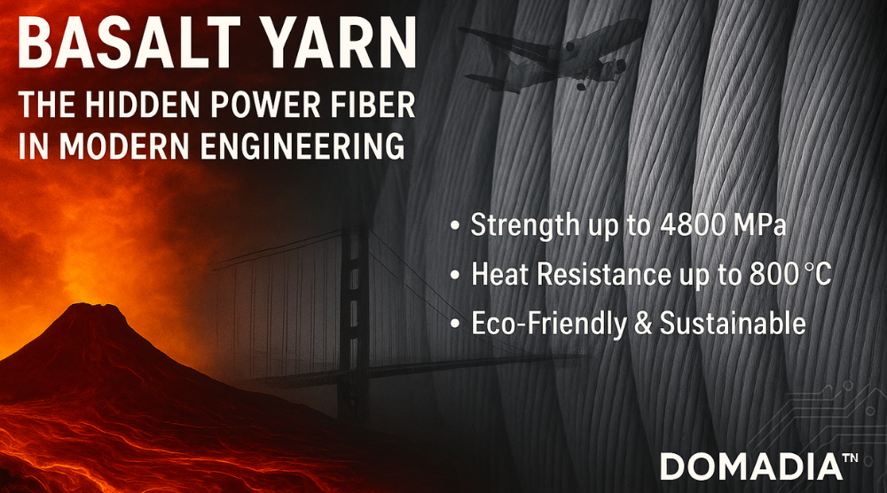 Basalt Yarn: The Hidden Power Fiber in Modern Engineering | DOMADIA™