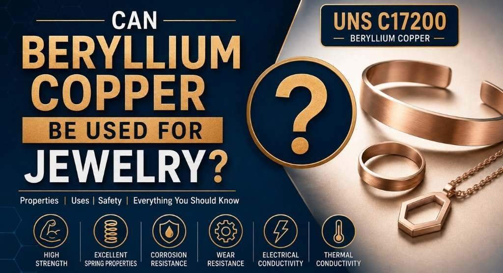 Beryllium Copper Jewelry UNS C17200: 7 Critical Facts Before Using It 1 Beryllium Copper Jewelry UNS C17200: 7 Critical Facts Before Using It