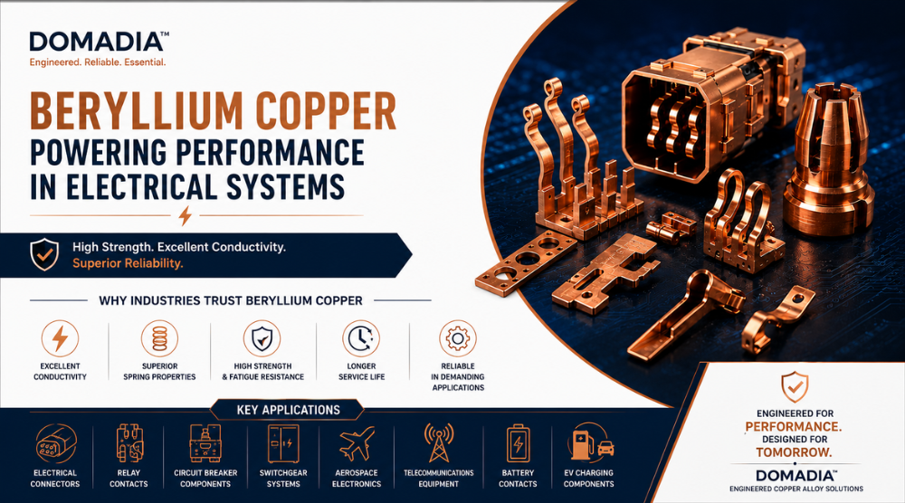 Beryllium Copper Electrical Performance Analysis: 7 Powerful Insights (UNS C17200) 1 Beryllium Copper Electrical Performance Analysis: 7 Powerful Insights (UNS C17200)