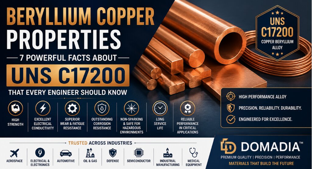 Beryllium Copper Properties: 7 Powerful Facts About UNS C17200 Every Engineer Should Know 1 Beryllium Copper Properties: 7 Powerful Facts About UNS C17200 Every Engineer Should Know
