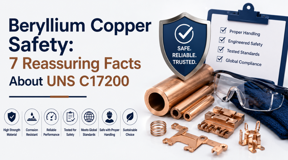 Beryllium Copper Safety: 7 Reassuring Facts About UNS C17200 1 Beryllium Copper Safety: 7 Reassuring Facts About UNS C17200