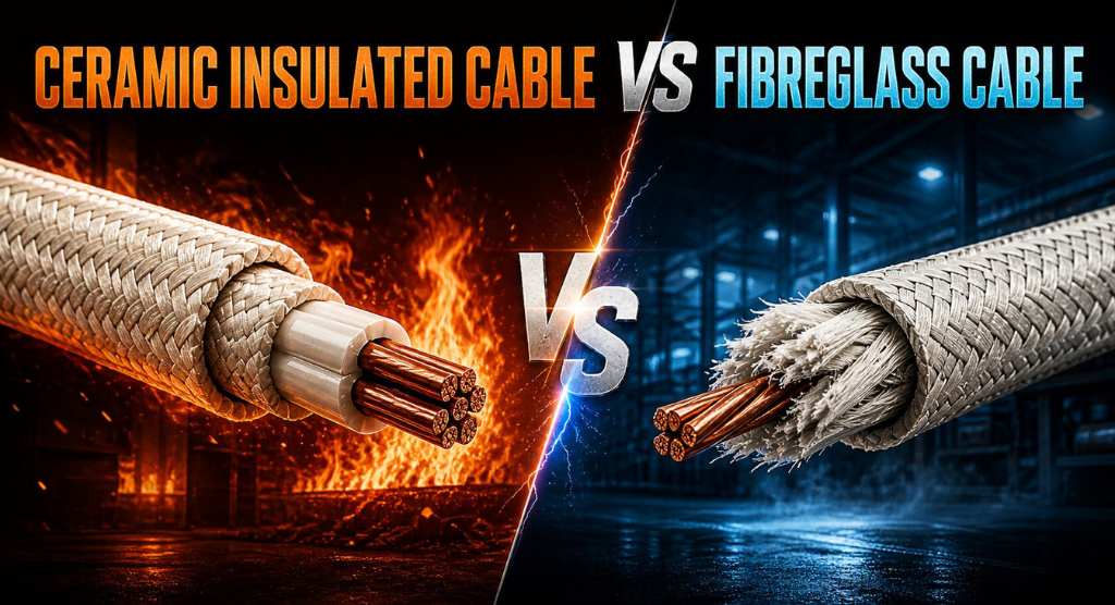 Ceramic Insulated Cable vs Fibreglass Cable: 7 Powerful Differences That Matter 1 Ceramic Insulated Cable vs Fibreglass Cable: 7 Powerful Differences That Matter