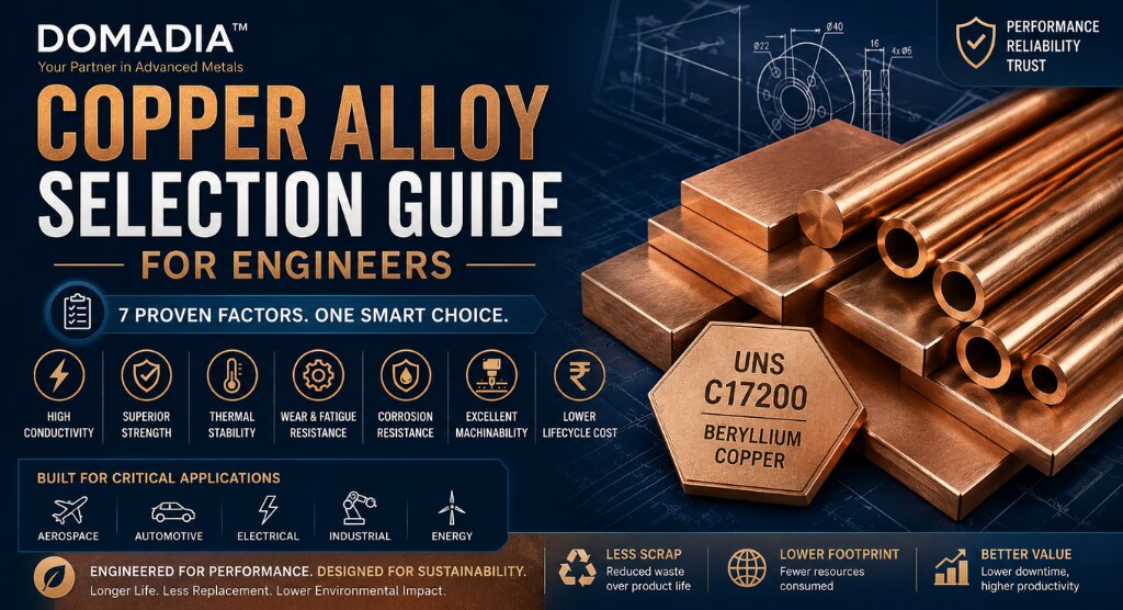 Copper Alloy Selection Guide for Engineers: 7 Proven Factors Using UNS C17200 and Beyond 1 Copper Alloy Selection Guide for Engineers: 7 Proven Factors Using UNS C17200 and Beyond