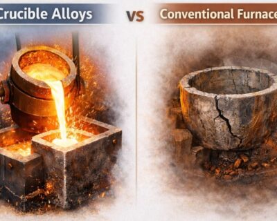 Crucible Alloy Performance: The Real Cost Difference Between Crucible and Furnace Alloys 5 Crucible Alloy Performance: The Real Cost Difference Between Crucible and Furnace Alloys