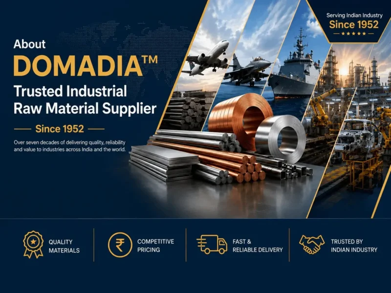 Domadia Trusted Industrial Materials Since 1952