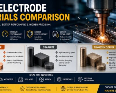 EDM Electrode Materials Comparison: 7 Powerful Differences That Impact Machining Performance 3 EDM Electrode Materials Comparison: 7 Powerful Differences That Impact Machining Performance