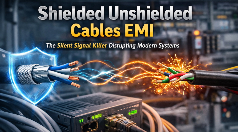 Shielded Unshielded Cables EMI: The Silent Signal Killer Disrupting Modern Systems 1 Shielded Unshielded Cables EMI: The Silent Signal Killer Disrupting Modern Systems