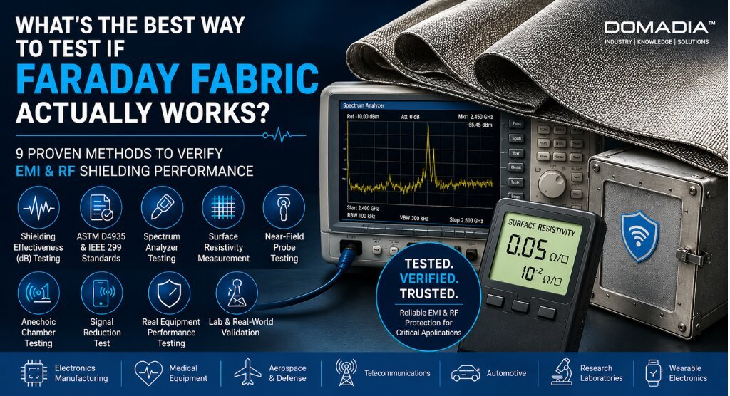 Faraday Fabric Testing: 9 Proven Ways to Verify Shielding Performance 1 Faraday Fabric Testing: 9 Proven Ways to Verify Shielding Performance