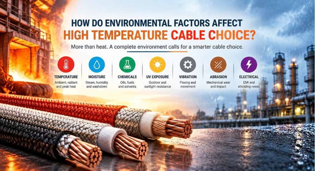 How Do Environmental Factors Affect High Temperature Cable Choice? 9 Critical Factors for UNS C11000 Conductors 1 How Do Environmental Factors Affect High Temperature Cable Choice? 9 Critical Factors for UNS C11000 Conductors