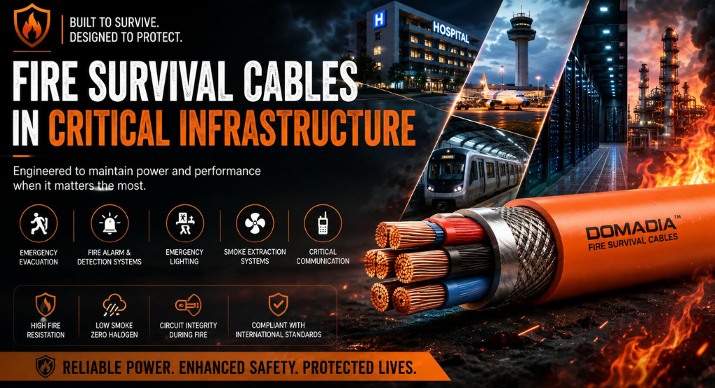Fire Survival Cables: 7 Powerful Reasons Critical Infrastructure Depends on Them 1 Fire Survival Cables: 7 Powerful Reasons Critical Infrastructure Depends on Them