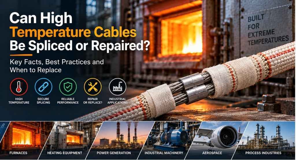 Can High Temperature Cables Be Spliced or Repaired? 9 Critical Facts Engineers Should Know 1 Can High Temperature Cables Be Spliced or Repaired? 9 Critical Facts Engineers Should Know
