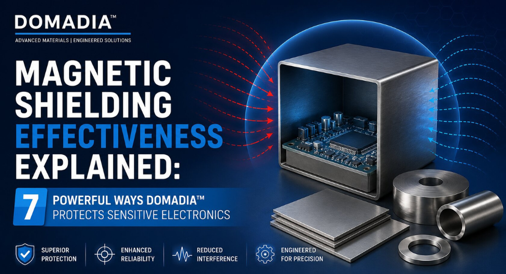 Magnetic Shielding Effectiveness Explained: 7 Powerful Ways DOMADIA™ Protects Sensitive Electronics 1 Magnetic Shielding Effectiveness Explained: 7 Powerful Ways DOMADIA™ Protects Sensitive Electronics