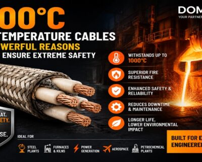 1000°C High Temperature Cables – 7 Powerful Reasons They Ensure Extreme Safety | DOMADIA™ 3 1000°C High Temperature Cables – 7 Powerful Reasons They Ensure Extreme Safety | DOMADIA™