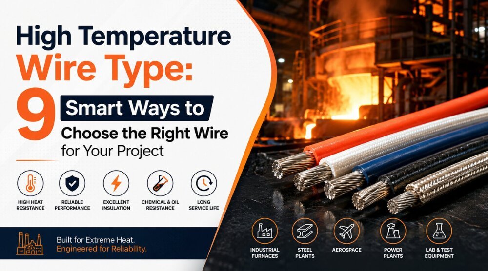 High Temperature Wire Type: 9 Smart Ways to Choose the Right Wire for Your Project 1 High Temperature Wire Type: 9 Smart Ways to Choose the Right Wire for Your Project