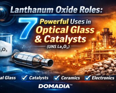 Lanthanum Oxide Roles: 7 Powerful Uses in Optical Glass & Catalysts (UNS La₂O₃) 5 Lanthanum Oxide Roles: 7 Powerful Uses in Optical Glass & Catalysts (UNS La₂O₃)