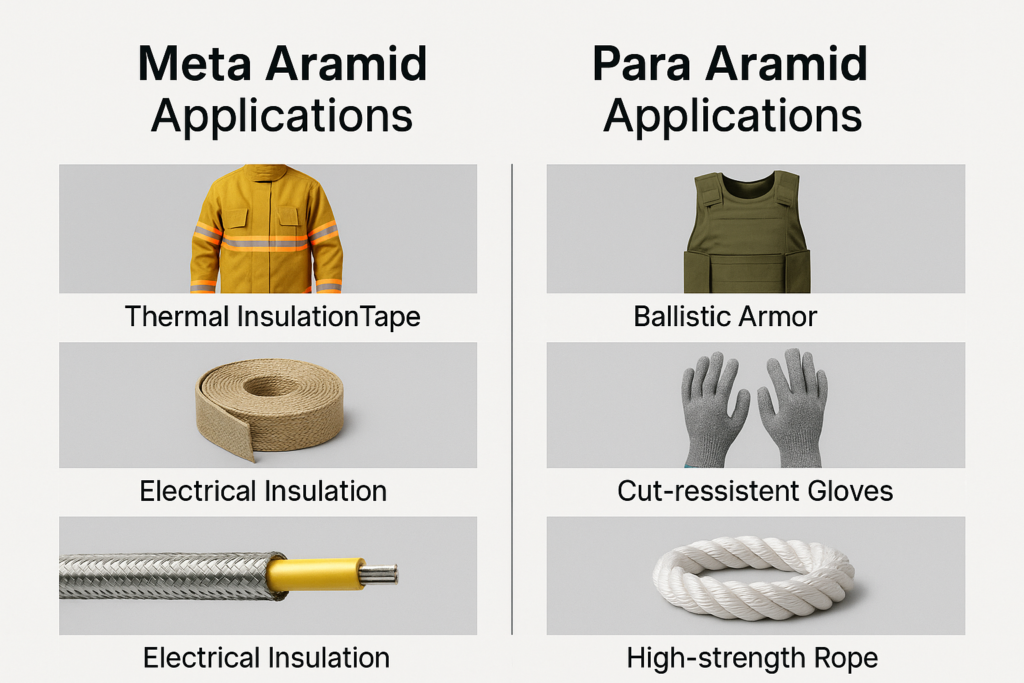 Meta vs Para Aramid Applications 1
