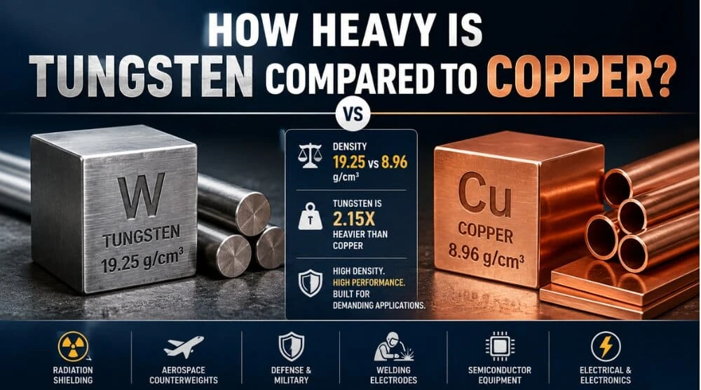 Tungsten vs Copper Weight: 9 Powerful Density Facts Every Engineer Should Know 1 Tungsten vs Copper Weight: 9 Powerful Density Facts Every Engineer Should Know