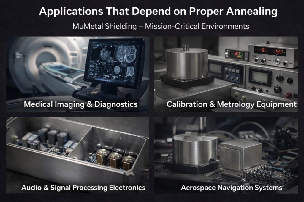 MuMetal Annealing Process Guide | UNS N14080 | DOMADIA™ 2 Mission critical applications of MuMetal shielding