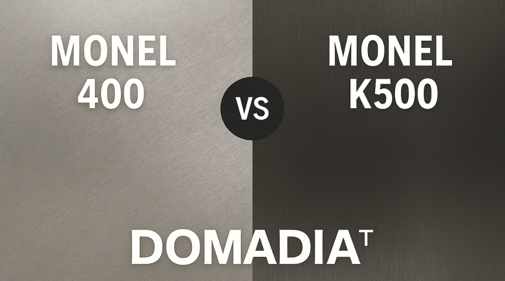 Monel 400 vs Monel K500: The High-Performance Nickel Alloy Showdown | DOMADIA™ 1 Monel 400 vs Monel K500: The High-Performance Nickel Alloy Showdown | DOMADIA™