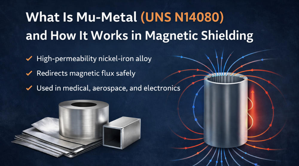 What Is Mu-Metal (UNS N14080) and How It Works in Magnetic Shielding | DOMADIA™ 1 What Is Mu-Metal (UNS N14080) and How It Works in Magnetic Shielding | DOMADIA™