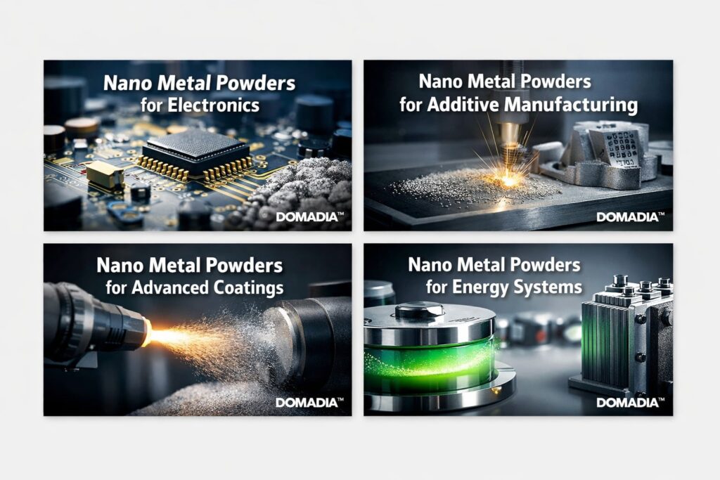 Nano Metal Powders : Tiny Particles, Big Manufacturing Potential | DOMADIA™ 2 Nano Metal Powders Applications