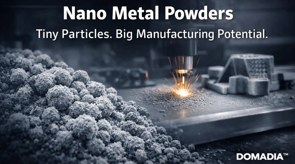 Nano Metal Powders : Tiny Particles, Big Manufacturing Potential | DOMADIA™ 1 Nano Metal Powders : Tiny Particles, Big Manufacturing Potential | DOMADIA™