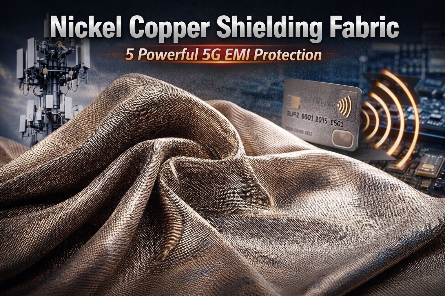 RFID Copper Nickel Metal Faraday Fabrics 3 RFID Copper Nickel Metal Faraday Fabrics